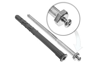 Kołek rozporowy z wkrętem 12x160 EBZ / M4