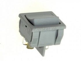 Przeł. kołyska 10A 250V 4pin bistalbilny, szary