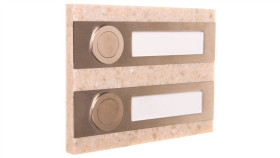 Przycisk Dzwonkowy Podłużny Podwójny Beżowy 1A/50V Pdk-250/2-Bez Yns10000015