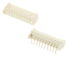 Wtyk PCB 10-pinowe raster: 1.25mm -rzędowe Molex Przewlekany 1.0A 125.0 V.
