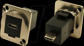 CP30211M USB adapter FT, 1 x USB C socket &gt; 1 x USB C plug