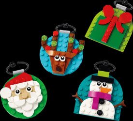 40744 LEGO® Christmas Ornament Selection