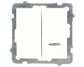 AS Łącznik świecznikowy z podświetleniem ecru ŁP-2GS/m/27