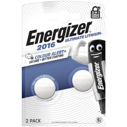 Energizer E304205800 Button Cell CR 2016 3V 2 pc(s) 90 mAh Lithium