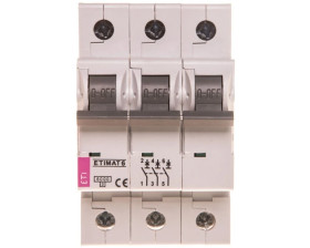 Wyłącznik nadprądowy 3P C 10A 6kA AC ETIMAT 6 002145514