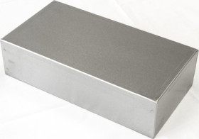 Aluminum enclosure, (L x W x H) 241 x 127 x 64 mm, natural, 1444-95525