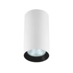 Spot tuba Manacor biało-czarna 6x13cm GU10 LP-232/1D-130 Light Prestige