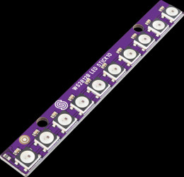 333056 Developer boards - LED strips, RGB, 10 LEDs, WS2812