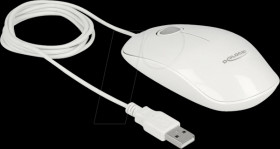 12537 Wired Mouse, USB, white