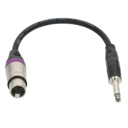 KLOTZ Przejściówka XLR (ż)/ Jack 6,3mm (m) 0,2m