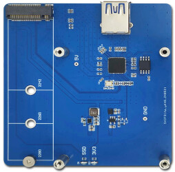 Moduł rozszerzający dysk M.2 SSD do Raspberry Pi 4B USB 3.0