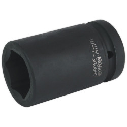 Sealey IS134D Impact Socket 34mm Deep 1&quot;sq Drive