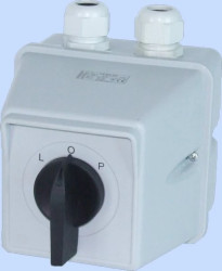 Łącznik krzywkowy L-0-P 100A 3P w obudowie LK-100-43 E 910743