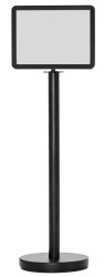 Rama oznakowania do słupków odgradzających Słup informacyjny Czarny