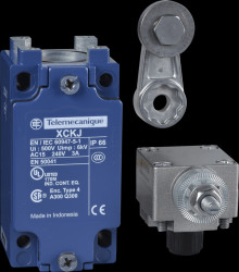 XCKJ10511H29 Position switch, roller lever, 1 NO contact/1 NC contact, 44 x 4