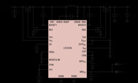 70V Parallelable 4-Switch Buck-Boost Controller with Inductor DCR Current Sensing
