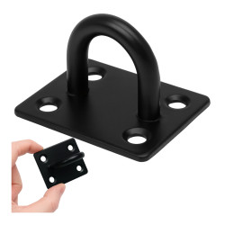 Haczyk sufitowy - czarny hak 37x46mm - Wieszak na drobiazgi - Uchwyt