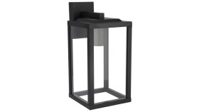 Ogrodowa Oprawa Elewacyjna Kinkiet Gaja T Black E27 Czarny Ip44 Edo777369