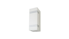Oprawa Ewelacyjna Vt-7662 Gu10 Wall Fitting Square,Ss Body With Border-White...