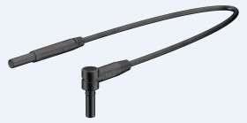 Przewód pomiarowy 2 mm 65.9577-100-21, PVC, 10A, 600V, kolor: Czarny, dł. 1m, CAT III 600V, Staubli