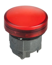 Główka lampki sygnalizacyjnej 22mm czerwona ZB4BV043