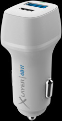 219947 USB CHARGER, USB C (PD), 30 W, USB-A (QC 3.0), 18 W, for use in