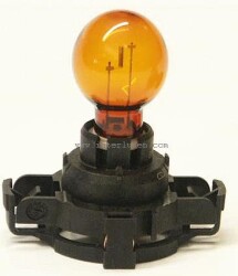 12V 24W PGU20/4 PY24W amber Philips 12190