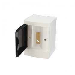 Rozdzielnica natynkowa 2-modułowa biała dymna EDO777836 EDO