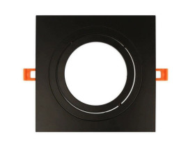 OPRAWA AR111 KWADRAT RUCHOMA CZARNA LEDI N