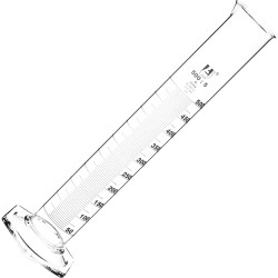 LabGlass Cylinder Hexagonal Base with Spout 500ml Class &#x27;A&#x27; Pack of 2