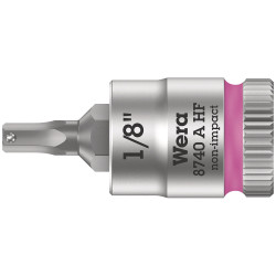 Wera 05003383001 8740 A HF Zyklop In-Hex 1/4&quot; Bit-Socket 1/8&quot; x 28mm