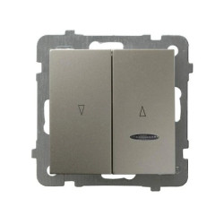 AS Łącznik żaluzjowy z podświetleniem satyna light ŁP-7GS/m/45