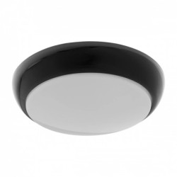 KOKO oprawa 2xE27, 2x40W, czarna-polipropylen, klosz matowy-poliwęglan, IP44, IK10,AD-PL-6256BE27PM