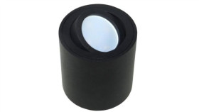 Oprawa Sufitowa Febe Black Ruchoma Okrągła Alumini