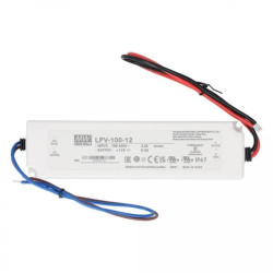 Zasilacz hermetyczny IP67 do oświetlenia LED 12V 8,5A 100W wodoodporny LPV Mean Well