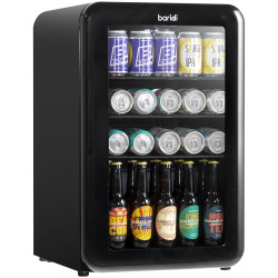 Baridi DH222 Retro Style Drinks/Beer &amp; Wine Fridge 70L Capacity