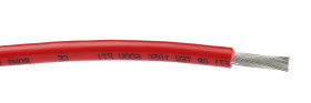 Przewód montażowy 5,2 mm² Czerwony Alpha Wire PVC 10 AWG 600 V dł. 30m 105/0,25 mm +105°C AWM I A/B, AWM/STYLE 1230,