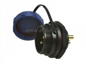 Wtyk na obudowę; SP2112/P2; (2P 30A); lutowane