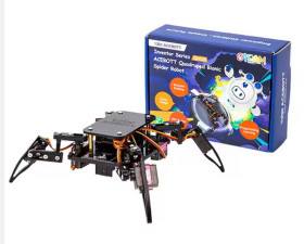 ZESTAW EDUKACYJNY ROBOT PAJĄK ESP8266 WiFi ARDUINO QD020 (ARD-KIT-BIONICSPIDER)