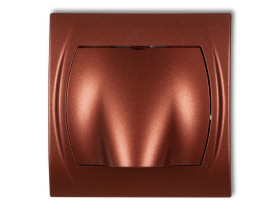 LOGO Wypust kablowy brązowy metalik 9LWPK KARLIK