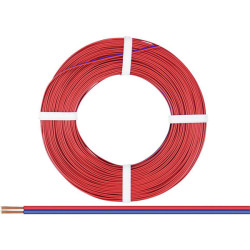 Donau 225-020-25 Elektronik Strand 25m Red Blue 2x0.25mm&#xB2;
