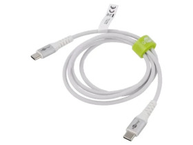 GOOBAY-70193 Kabel USB 2.0 USB C wtyk, z obu stron 1m biały 0,48Gbps 60W