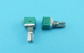 9x11 2x10k B LIN.L=15mm POTEN.OBR.POD.