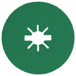 Klingspor 351165 Dysk fibrowy Średnica 115 mm Wielkość ziarna=80 25 szt.