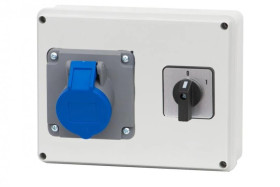 Rozdzielnica R-190 - gniazda 16A 3p, 0/1(16A)