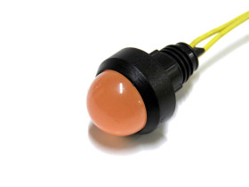 Kontrolka diodowa Klp 20O/230V pomarań klosz 20mm 230V 84520008 SIMET