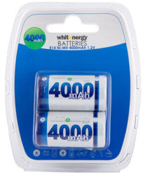 2 x akumulatory Whitenergy R14/C Ni-MH 4000mAh