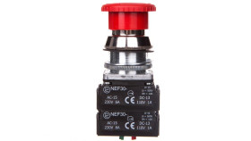 Przycisk Bezpieczeństwa 30Mm 2Z 2R Ip56 Przez Obrót W0-Nef30-Drp 2X2y C