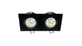 Oprawa Jota K/2 Podwójna Czarna Piaskowana + Czarny Ring Wewnętrzny