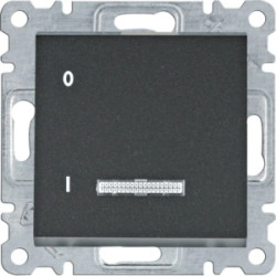 Lumina Łącznik kontrolny 1-biegunowy czarny 16A/250VAC WL0613